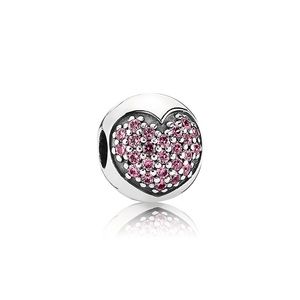 Heart clip charm